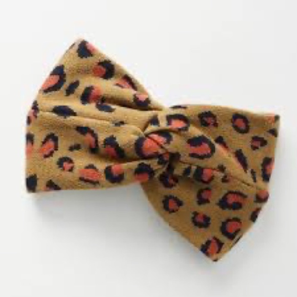 Anthropologie Leopard-Spotted Ear Warmer